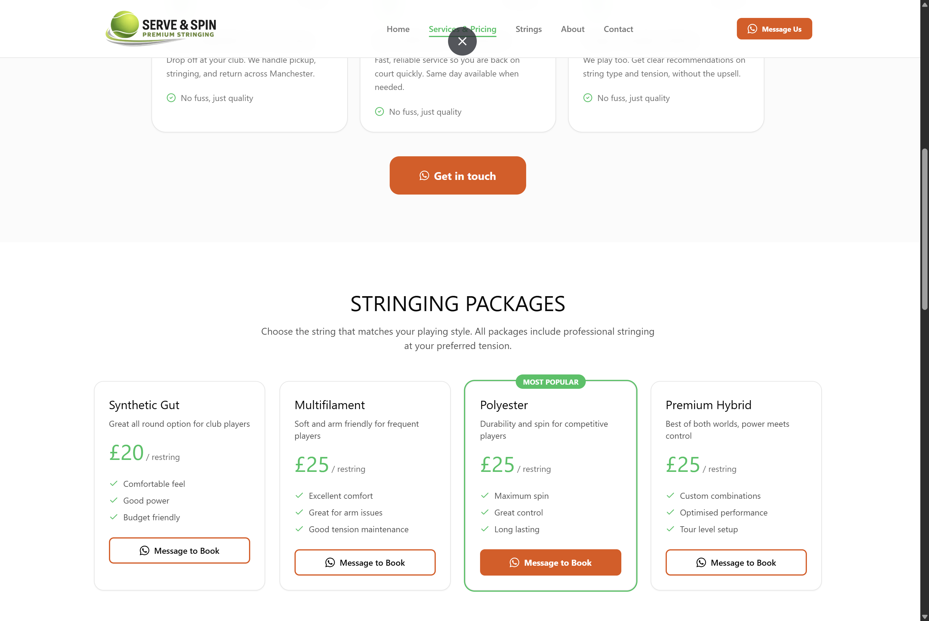 Tennis Racket Restringing - 2