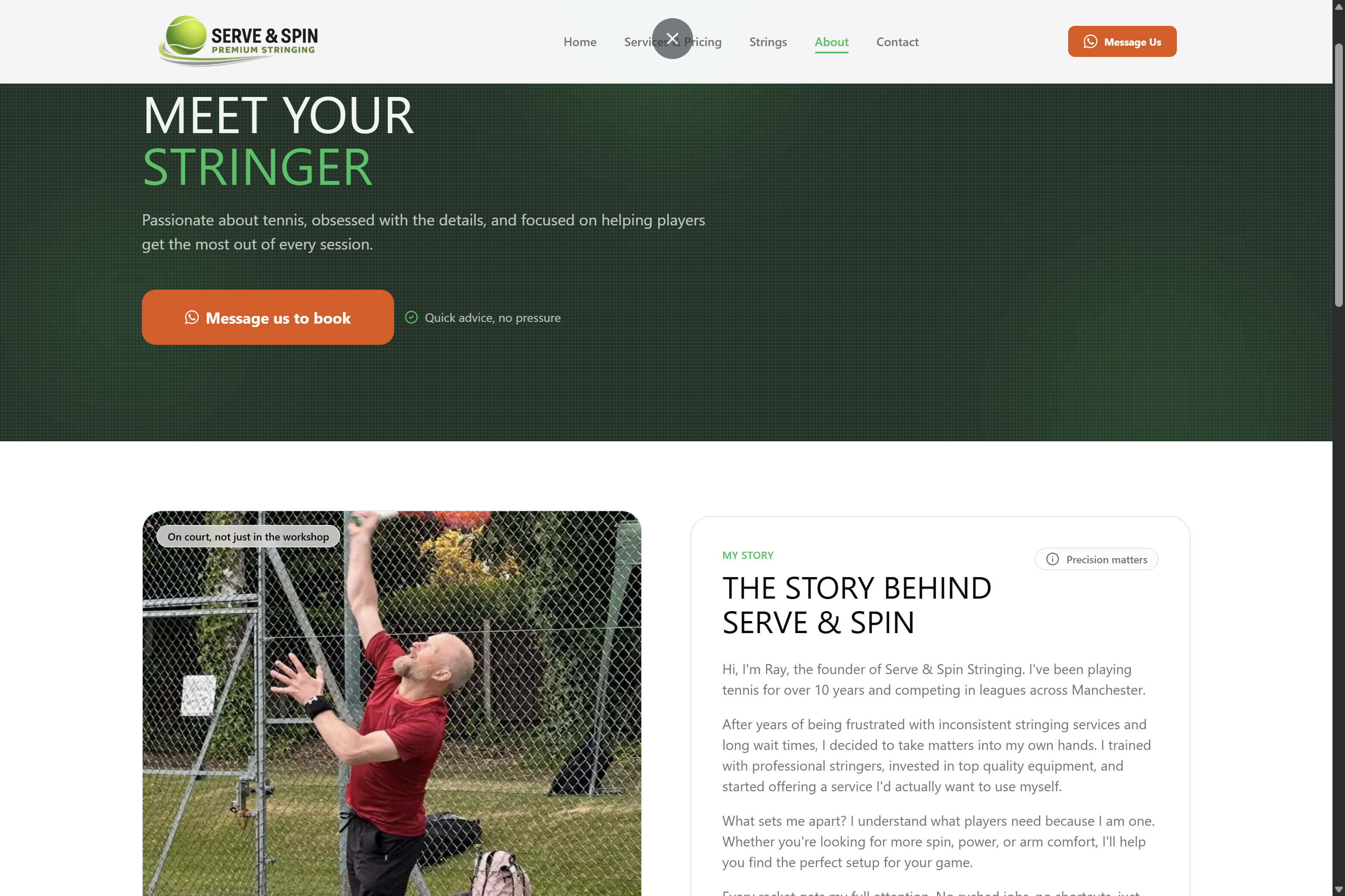 Tennis Racket Restringing - 4